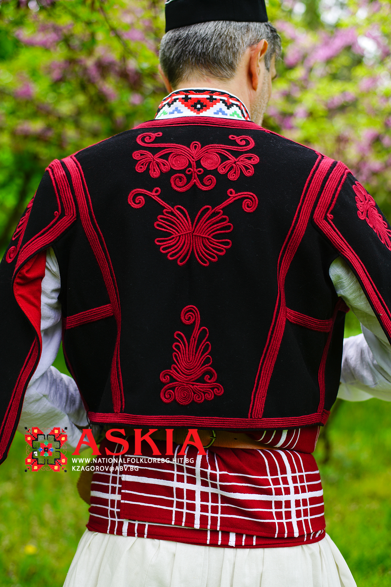 Мъжки Македонски елек Чепкен с гайтанена бродерия - Image 2