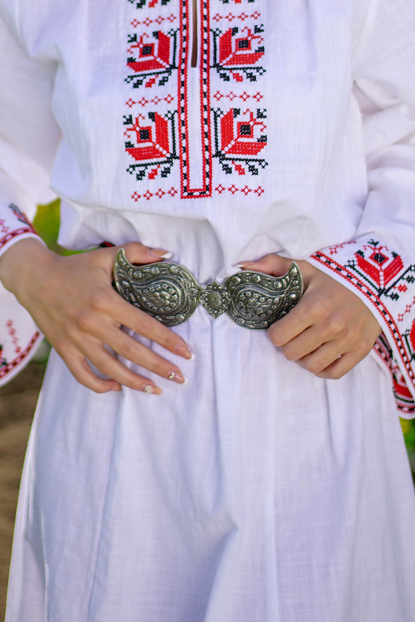 Дамски сребърни пафти, чапрази - Image 2