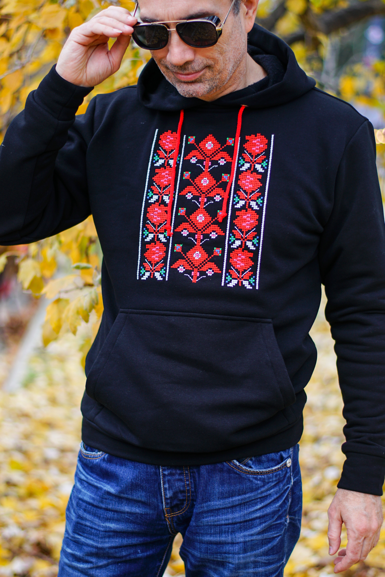 Мъжки черен суитшърт Капански - Image 6
